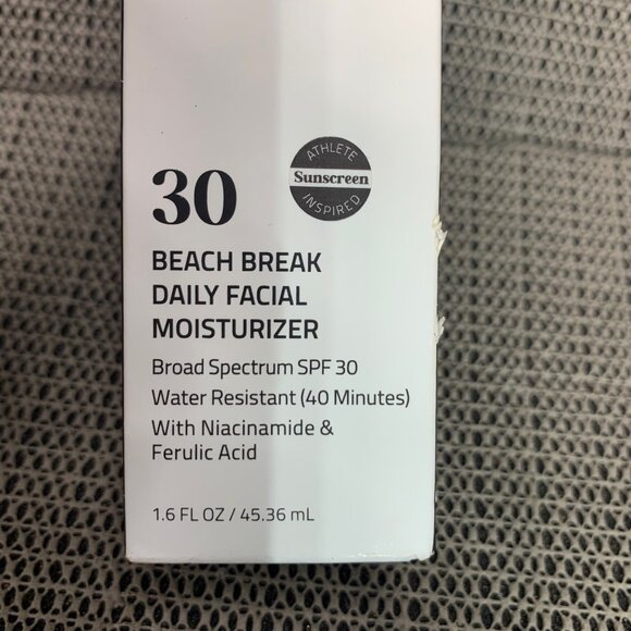 Vertra Beach Break Daily Facial Moisturizer 30 SPF water resistant 1.6 fl oz - Picture 6 of 6